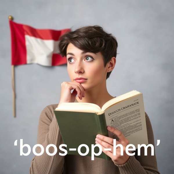 De uitdrukking "boos op hem"