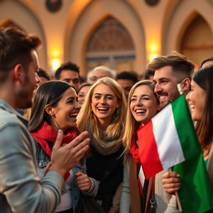Contento di partecipare и как использовать радостный участвовать