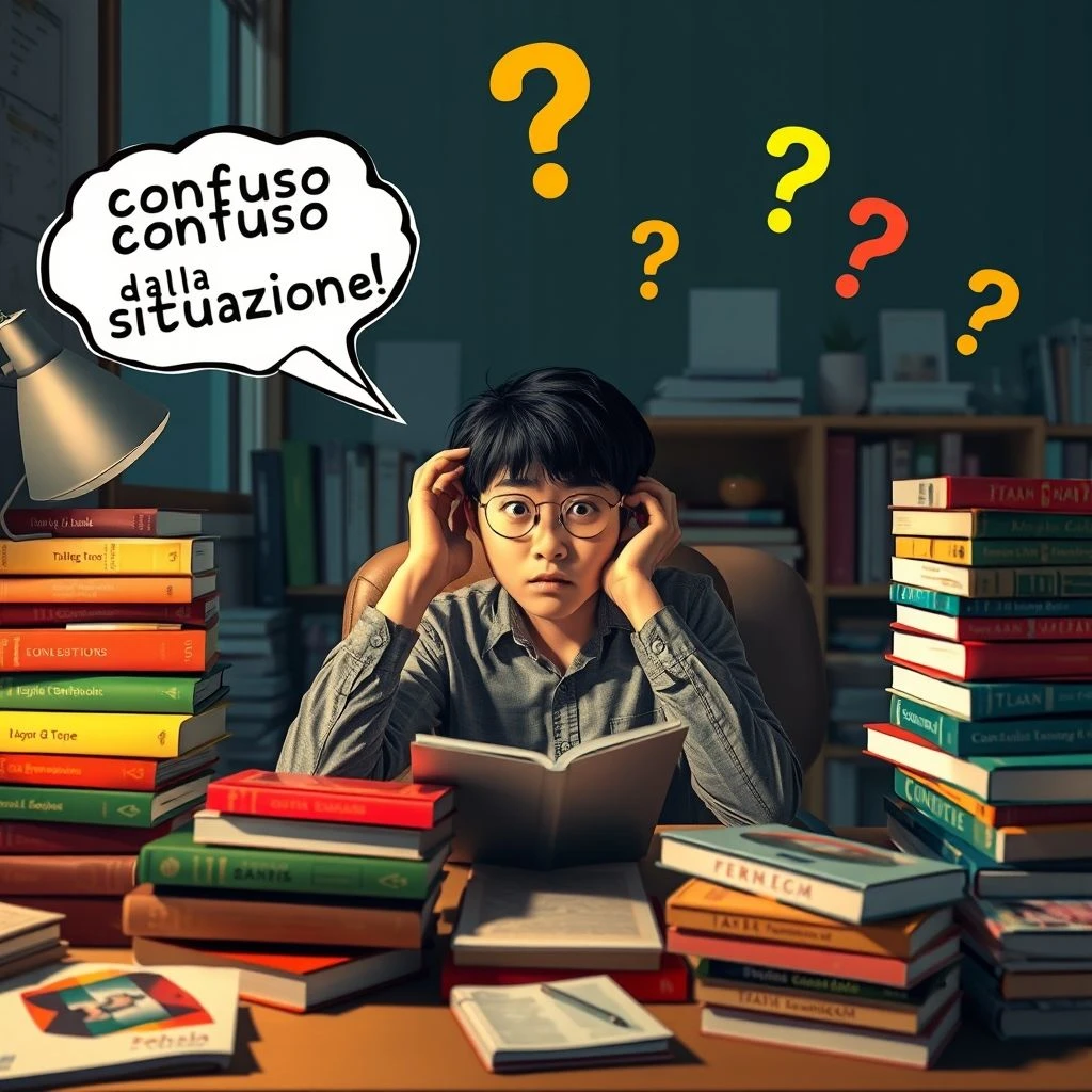 confuso dalla situazioneの意味と自然な使い方 文法 実例 関連語句も紹介