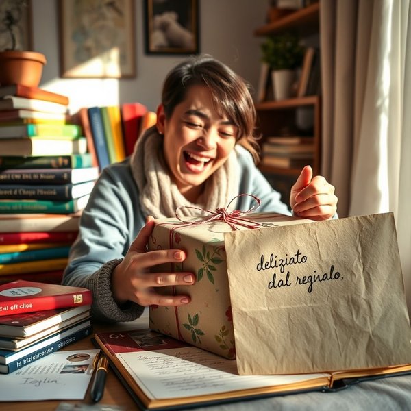 Deliziato dal Regalo: Gioia in un Dono