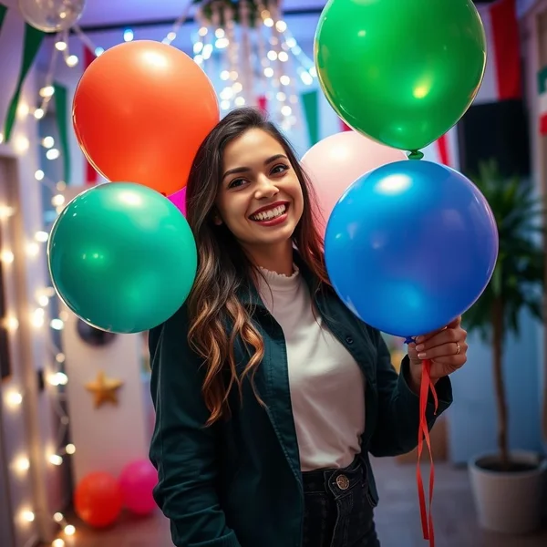 Emozionato per la festa: иллюстрация радости