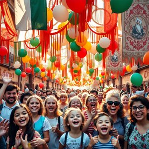 Emozionato per la festa ultieme gids voor natuurlijke gebruiken en Italiaans spreken