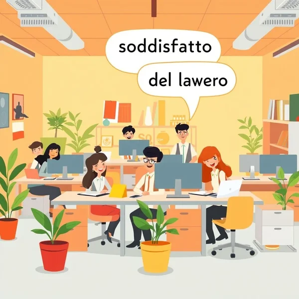 Soddisfatto del lavoro