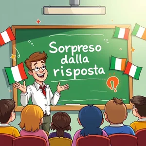 Sorpreso dalla risposta: Significado, gramática e uso natural explicados