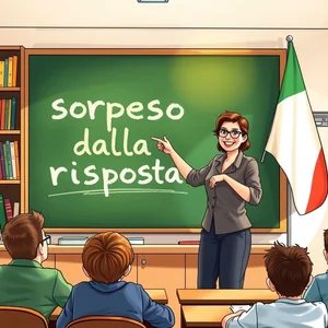 Sorpreso dalla risposta: значение, грамматика и примеры реального употребления