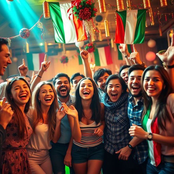 Allegro dopo la festa: festeggiamenti e gioia