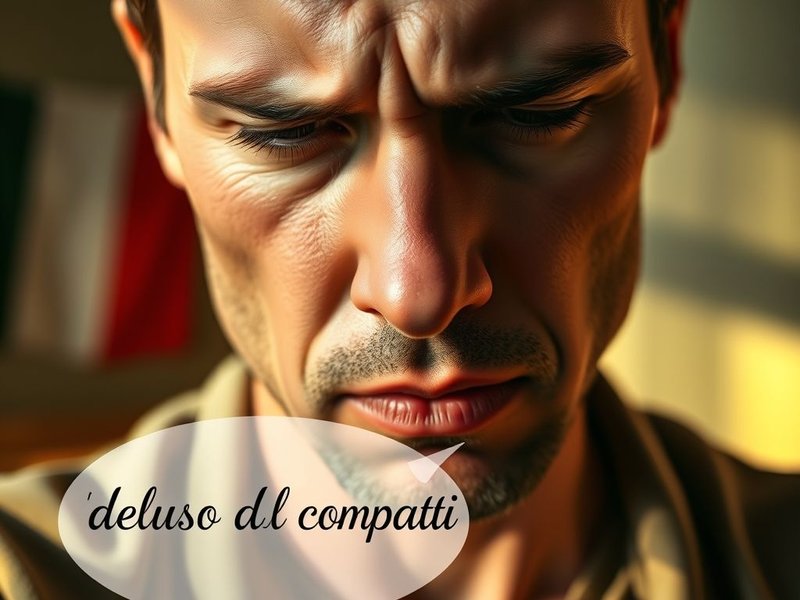 deluso dal comportamento