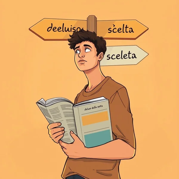 Deluso dalla scelta: espressione comune in italiano