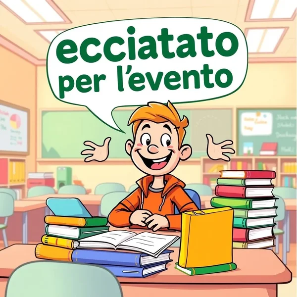 Eccitato per l'evento: Significado y Uso en Italiano