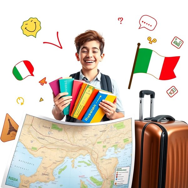 Emozionato per il viaggio: la gioia di partire