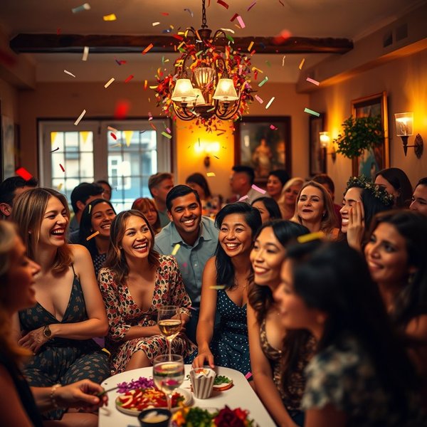 Allegro dopo la festa: festeggiamenti e gioia