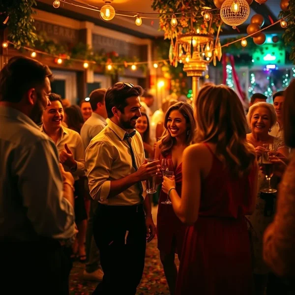 Allegro dopo la festa : festivités et joie