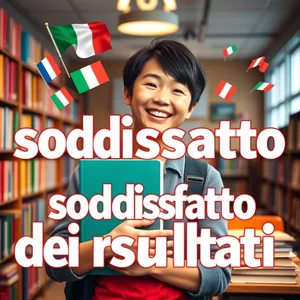soddisfatto dei risultatiの意味と自然な使い方・文法・実例で納得！