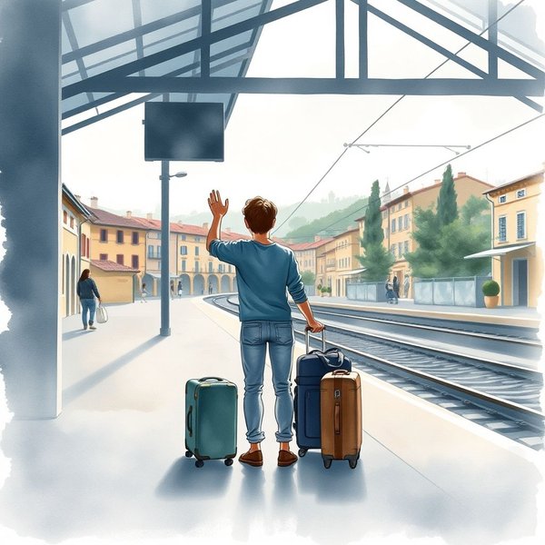 triste per l'addio