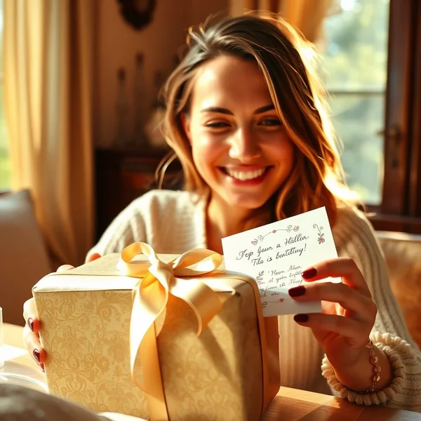 Deliziato dal Regalo: Gioia in un Dono