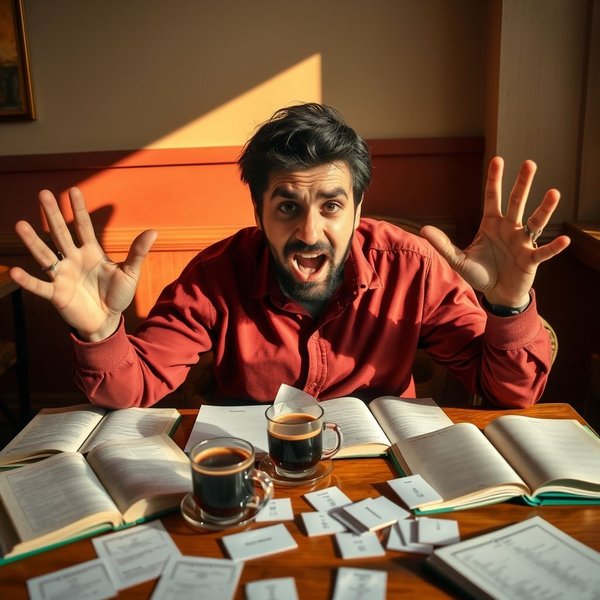 Arrabbiato per l'ingiustizia in italiano