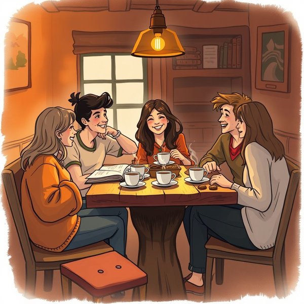 Essere contento della compagnia