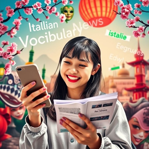 Entusiasta della Novità - ニュースを読んで微笑む人