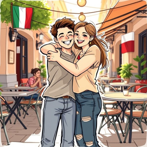Felice di rivederti: Espressione di gioia