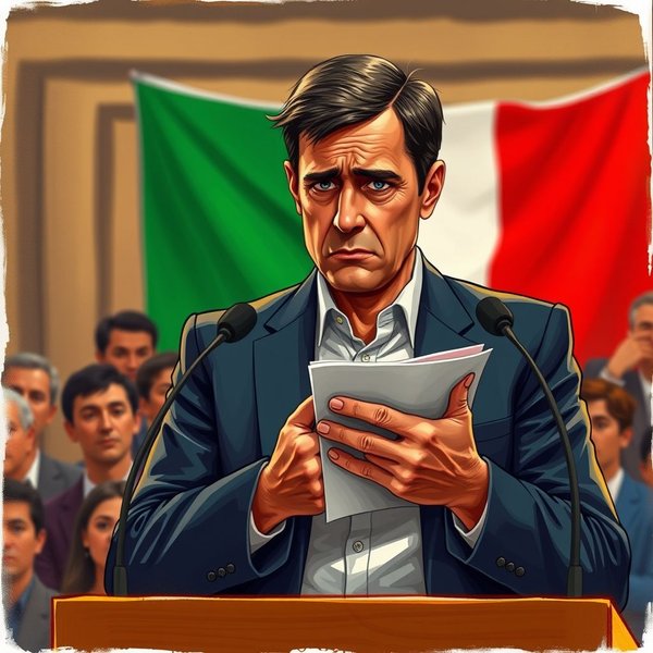 nervoso per il discorso