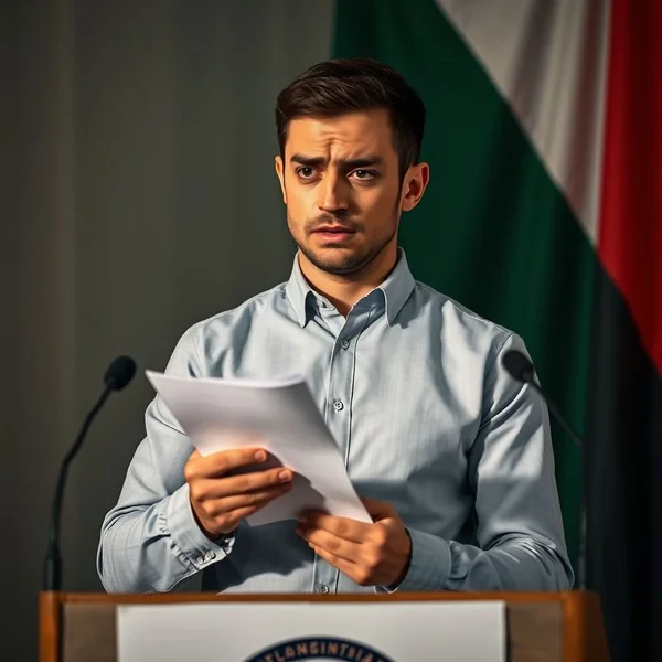 nervoso per il discorso