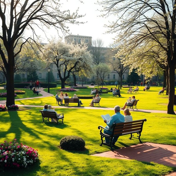 Rilassato nel Parco: An Image of Serenity