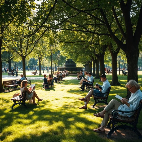 Rilassato nel Parco: Образ умиротворения
