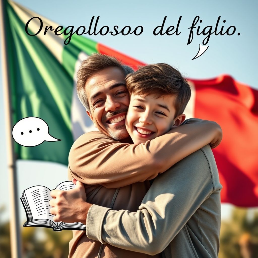 Complete gids voor orgoglioso del figlio: betekenis, grammatica en gebruik