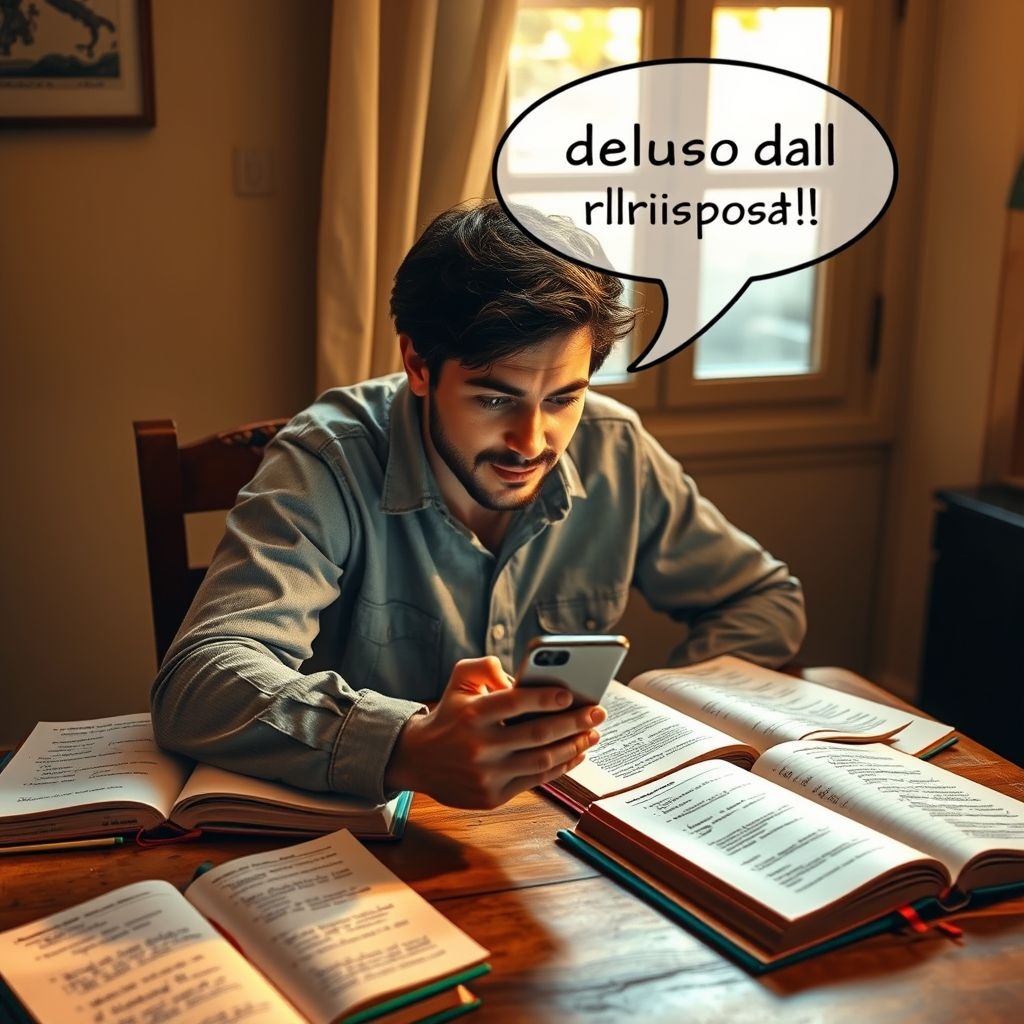 Deluso dalla risposta significado gramática e uso natural no italiano
