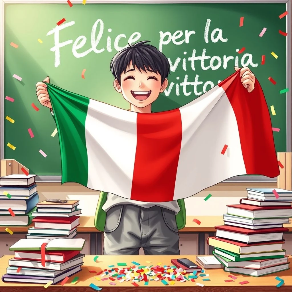 felice per la vittoriaガイド 意味や文法と例文、関連表現でイタリア語の成功表現をマスター