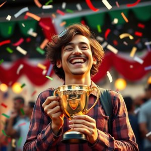 Leitfaden zu felice per la vittoria Freude und Erfolg auf Italienisch ausdrücken