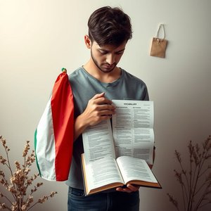 triste per la perdita significado gramática y uso natural en italiano
