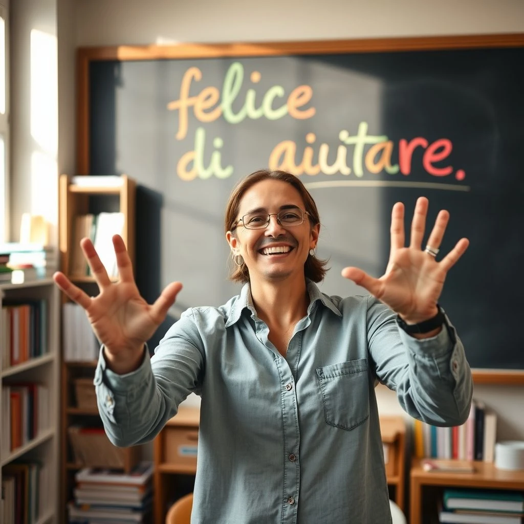 Felice di aiutare Significado Gramática e Uso Natural: Expresse-se como um nativo