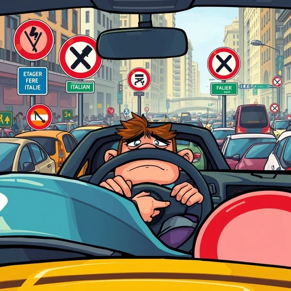 Irritato dal Traffico