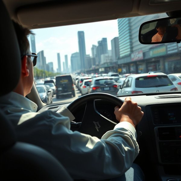 Irritato dal Traffico