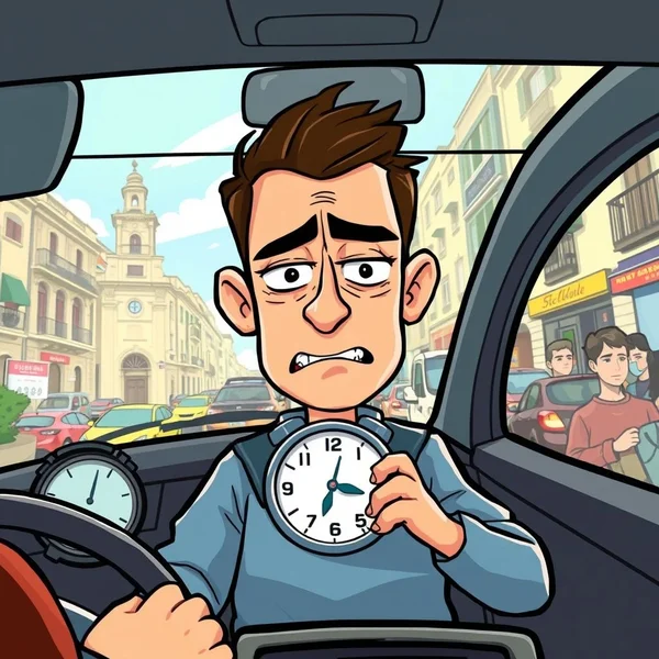 Irritato dal Traffico