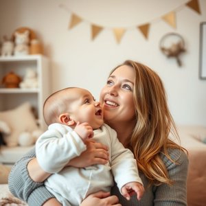 Emozionato per la nascita Zo Druk je Vreugde Over Geboorte Uit