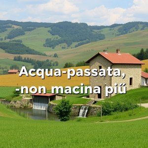 Acqua passata non macina più – Vergiss die Vergangenheit und geh weiter