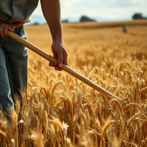 Giugno, la falce in pugno y su uso como expresión del trabajo rural