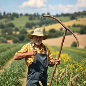 Giugno, la falce in pugno entschlüsseln: Italienisches Sprichwort über Arbeit