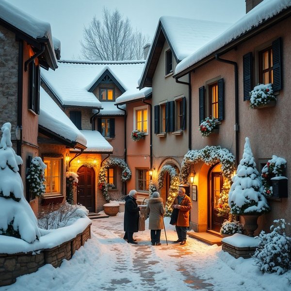 Neve a Natale, ricchezza reale
