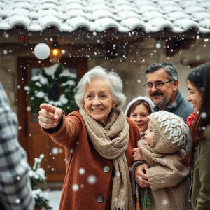 Neve a Natale, ricchezza reale betekenis en gebruik
