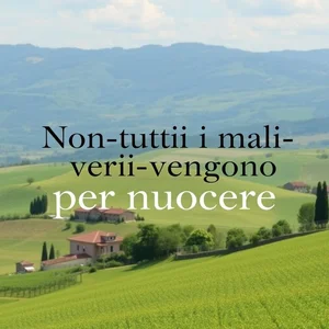 Non tutti i mali vengono per nuocere verstehen und wie ein Muttersprachler anwenden