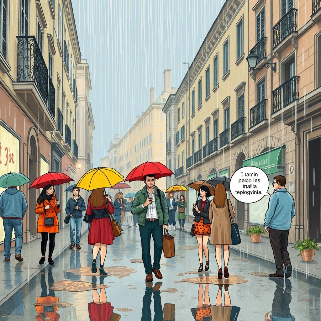 Que signifie Piove a catinelle et comment l’utiliser naturellement