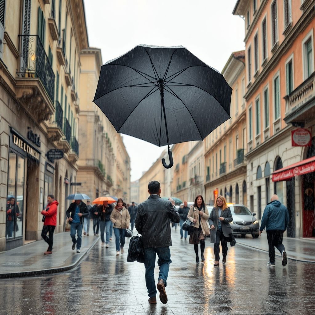 Piove e tira vento — Significado, origem e como usar para falar como um nativo