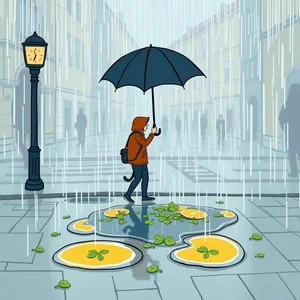 Piove sul bagnato entendendo e usando idioma italiano comum