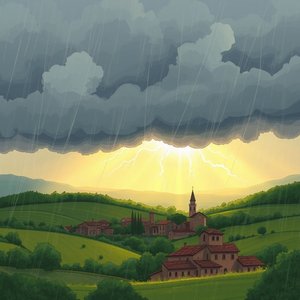 Quando tuona da lontano, piove da vicino verständlich erklärt