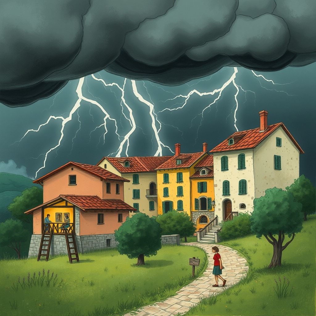 Tra il dire e il fare c’è di mezzo il temporale meaning explained