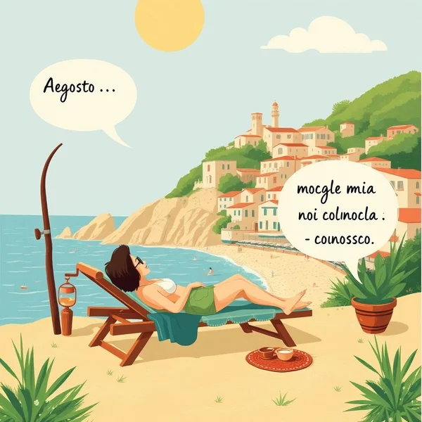 Proverbio Agosto moglie mia non ti conosco - Bedeutung und Gebrauch