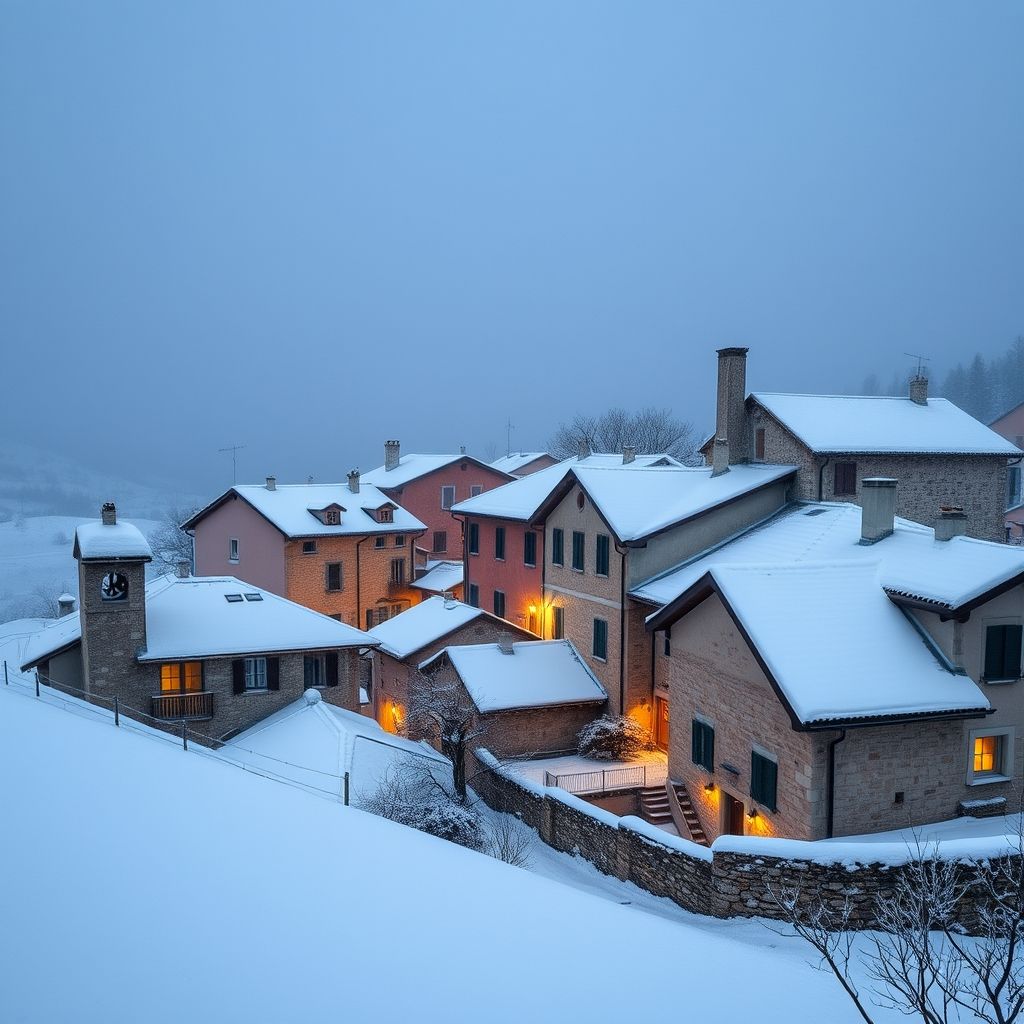 Aria di neve, silenzio breve i włoska mądrość w przysłowiach